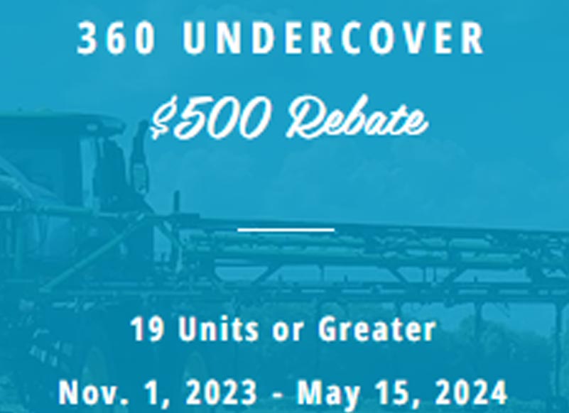 360 Undercover Rebate